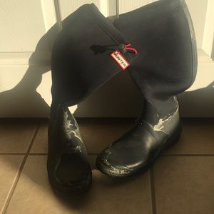 Hunter rain boots defected see pictures size 9/10